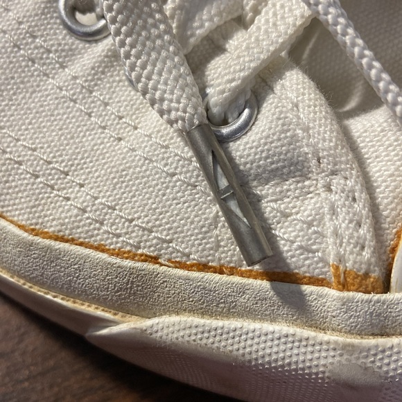 Jack Purcell White Sneakers vintage men’s 9.5 converse Canvas Badminton - Picture 8 of 8